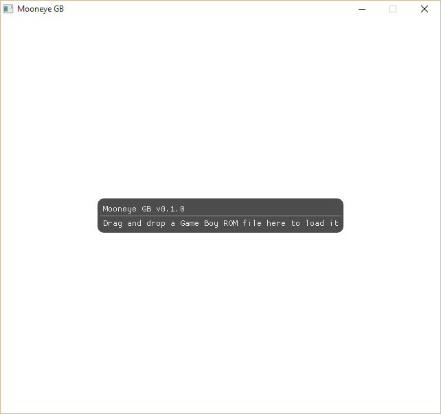 Mooneye GB 0.1.0 screenshot